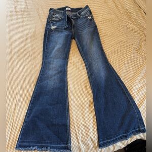 Women's KanCan Blue Flared Jeans